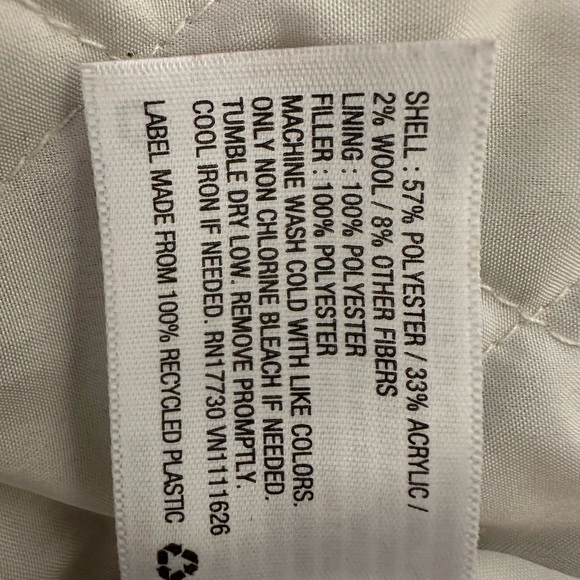 Cat & Jack Girls 18 month Black and White Polka Dot Pea Coat - Picture 3 of 6